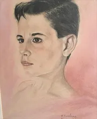 Retrato de muchacho, retrato de Florentino Santana Gala