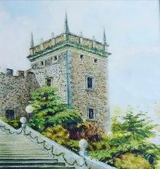 La torre del Puig, paisaje de Florentino Santana Gala
