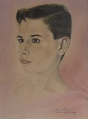Retrato de joven, retrato de Florentino Santana Gala